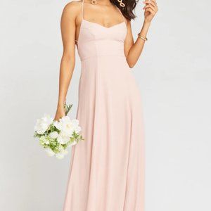 Godshaw Goddess Gown Dusty Blush Crisp